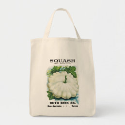 Squash Seed Packet Label Tote Bag