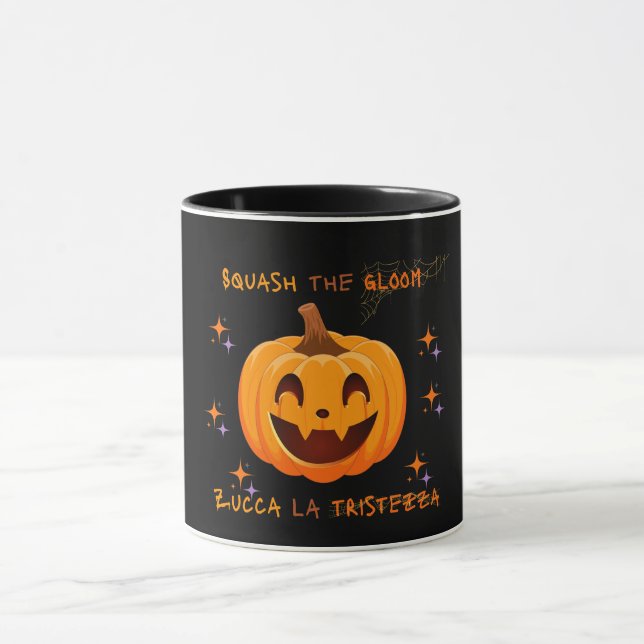 Squash the Gloom Halloween Mug –Zucca la Tristezza (Center)
