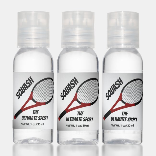 Squash - the Ultimate Sport Hand Sanitizer Bottles