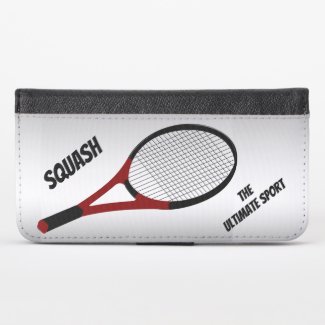Squash the Ultimate Sport iPhone X Wallet Case