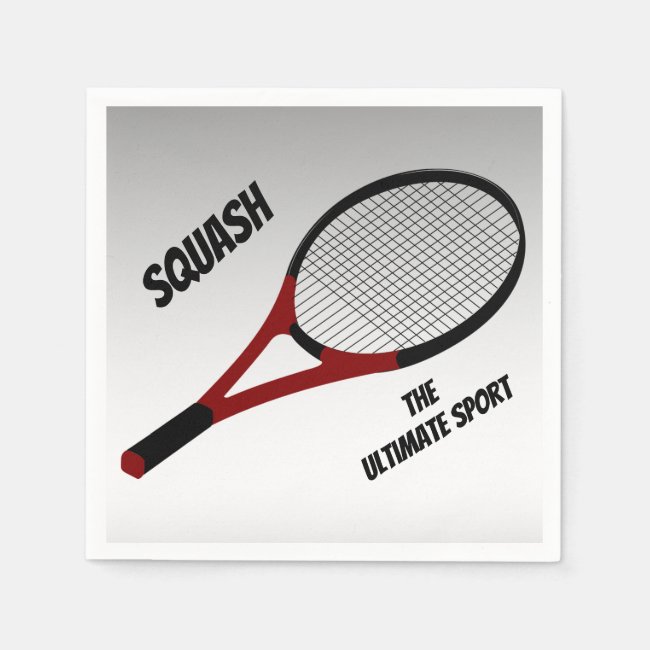 Squash the Ultimate Sport Paper Napkins