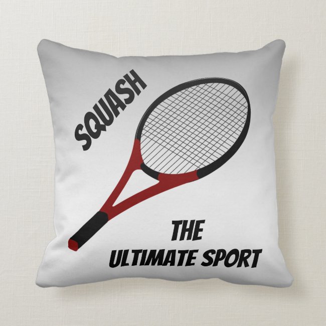 Squash - the Ultimate Sport Pillow
