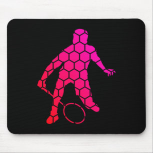 Squash Womens Mens Badminton Shuttle  Mouse Pad
