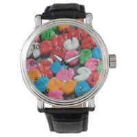 Squashed bubble gum watch | Zazzle