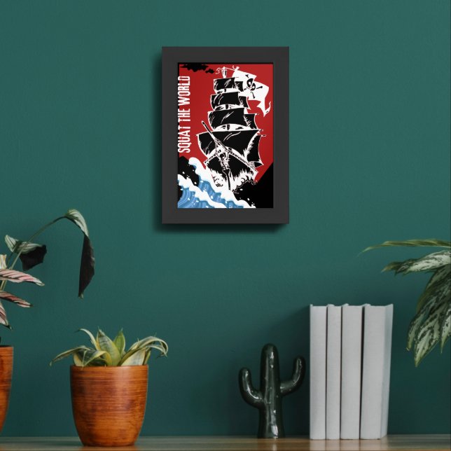 Squat The World Framed Art (Living Room 2)
