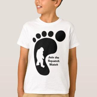 Squatch Footprint Kids T-shirt