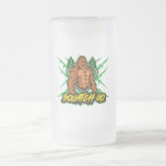 Squatch Gq  Frosted Glass Mug at Zazzle