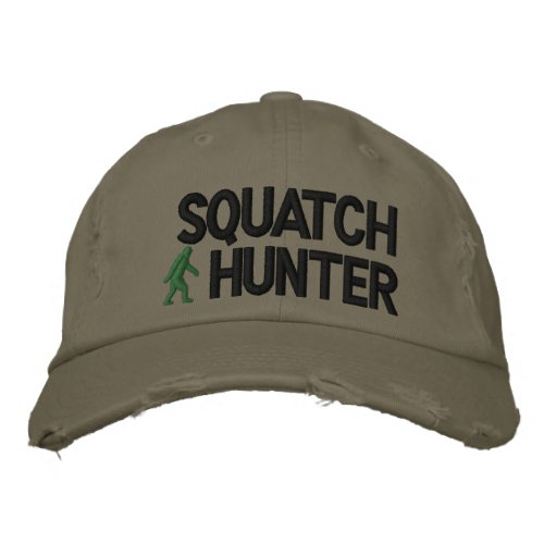 Squatch Hunter Embroidered Baseball Cap