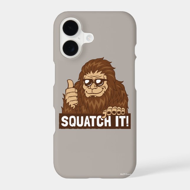 Squatch It Iphone Case (Back)