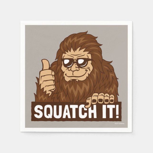 Squatch It Napkins (Front)