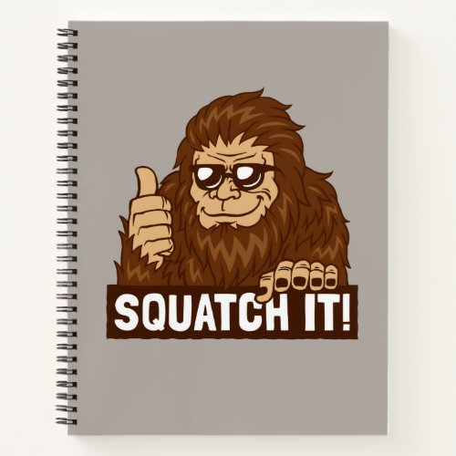 Squatch It Notebook