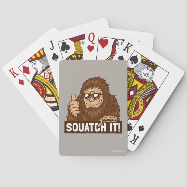 Squatch It Poker Cards (Back)