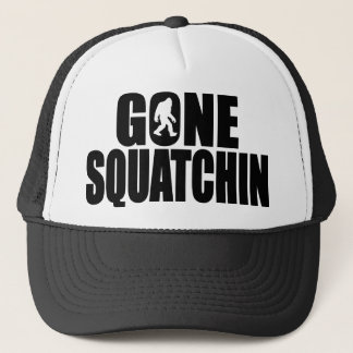 SQUATCH like a PRO in Bobo's GONE SQUATCHIN Trucker Hat