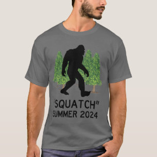 Squatch, Sasquatch, Bigfoot Walking in Forest T-Shirt