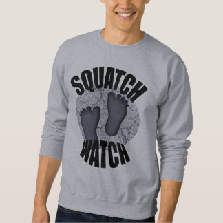 Squatch Watch Bigfoot Grey Sweatshirt