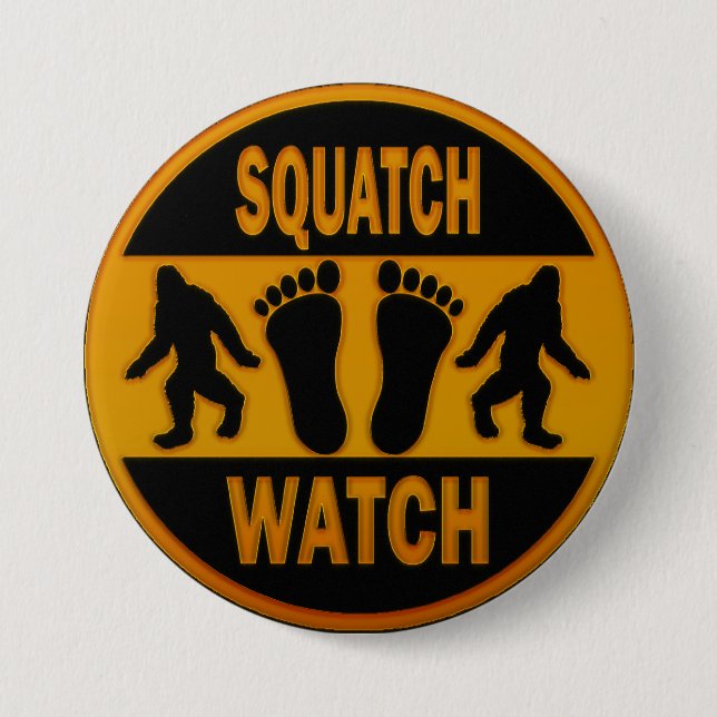 Squatch Watch Button (Front)
