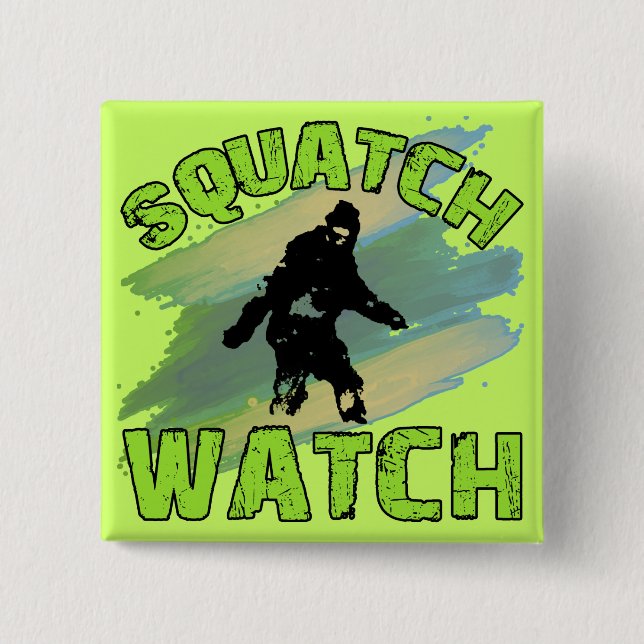 Squatch Watch Button (Front)