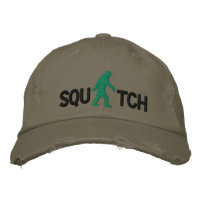 Squatch with large bigfoot logo