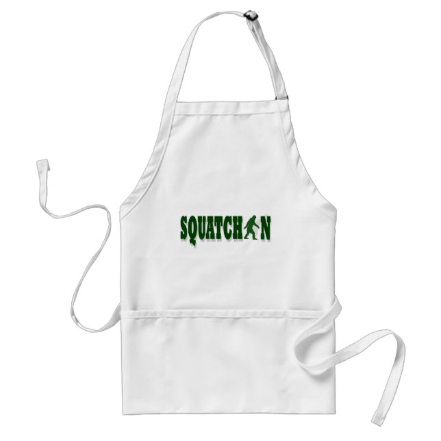 Squatchin Adult Apron (Front)