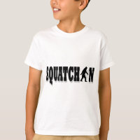Squatchin, black text