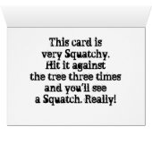 Squatchin' Watching Two (Inside Horizontal (Bottom))