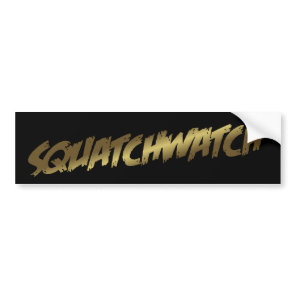 SQUATCHWATCH Sasquatch Bumper Sticker
