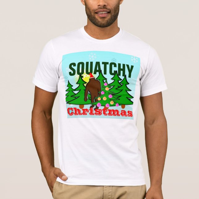 Squatchy Christmas T-Shirt (Front)