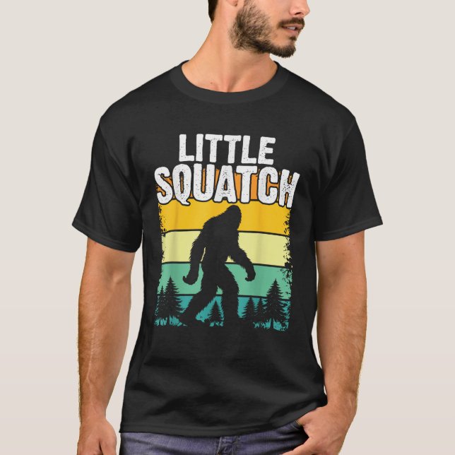 Squatchy Matching Family Bigfoot Little Squatch  T-Shirt (Front)