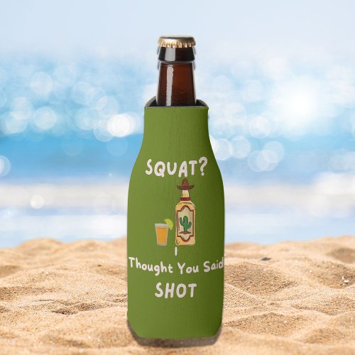 Squats I Thought You Said Shots Gym   Can Cooler