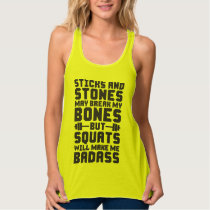 Squats, Sticks and Stones Tank Top