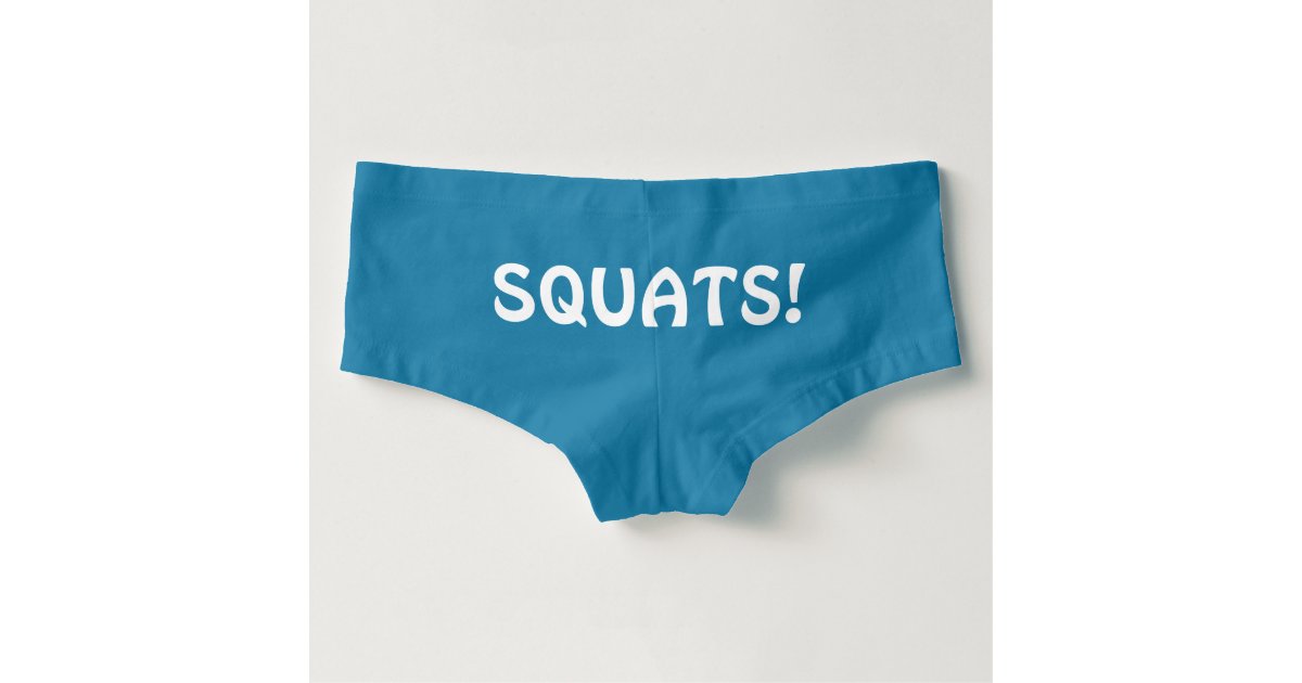 SQUATS! Women's Underwear Zazzle