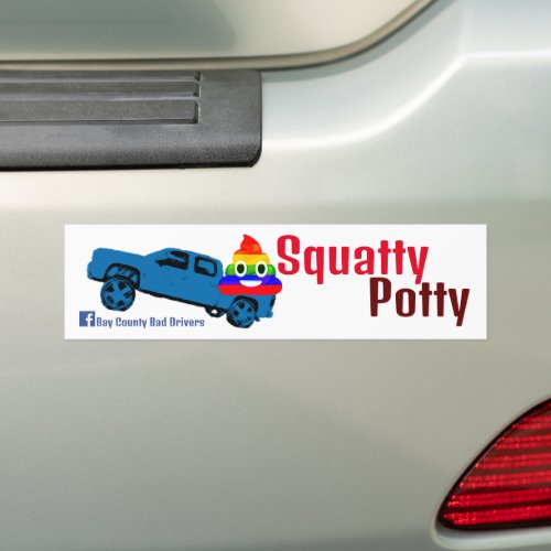 Squatty Potty Bumper Sticker