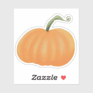 Squatty pumpkin sticker