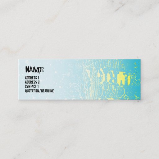 Customizable Squaw Business Card