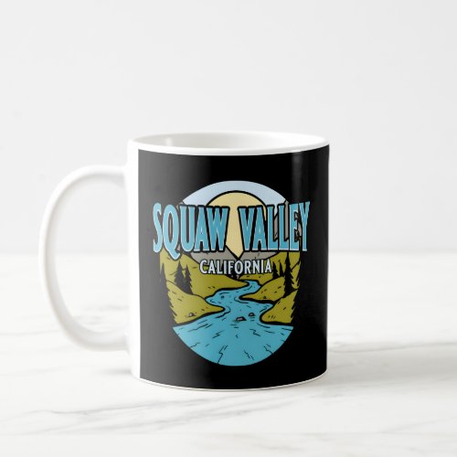 Squaw Valley California River Valle Coffee Mug