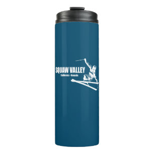Squaw Valley Ski Resort Skier Thermal Tumbler