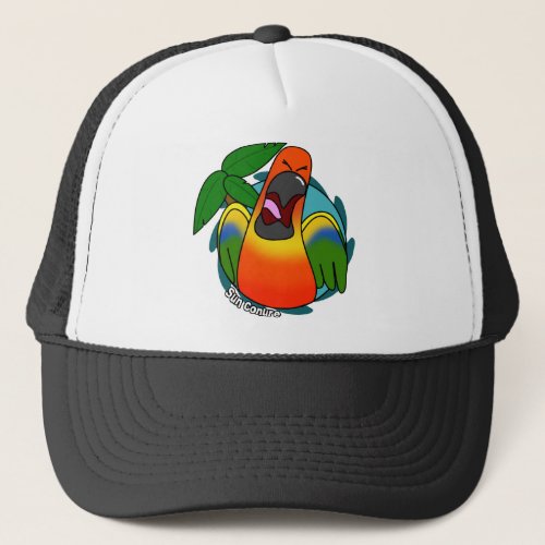 Squawking Sun Conure Trucker Hat