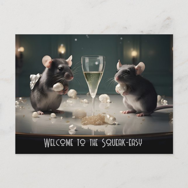 Squeak Easy Postcard (Front)