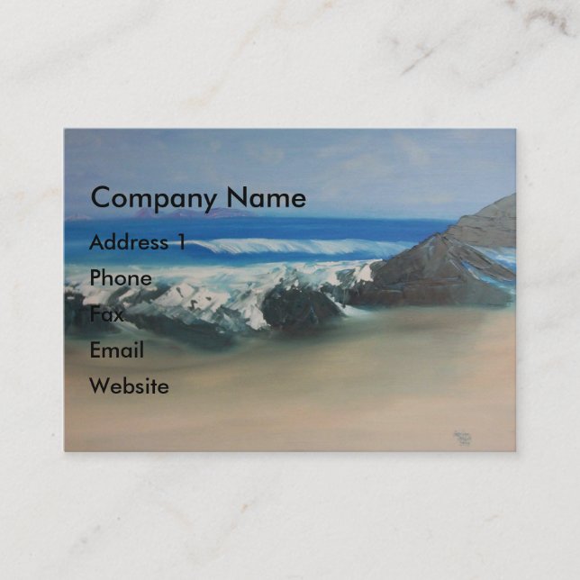 Squeaky Beach Business Card (Front)