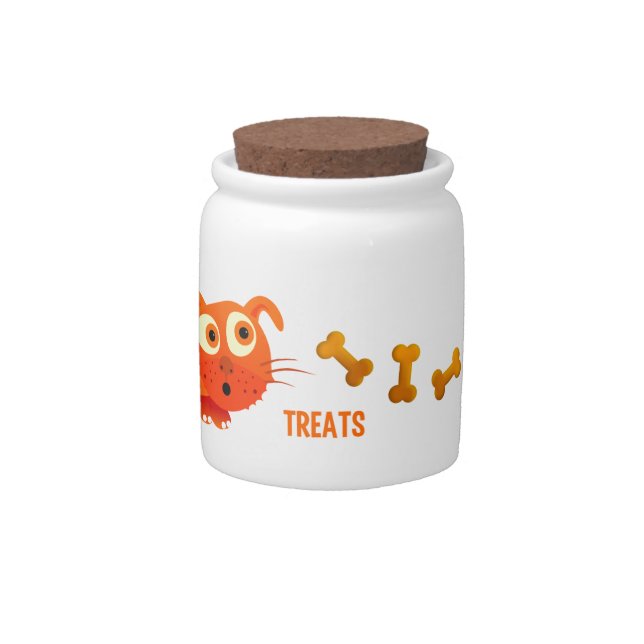 Squeebles Pet Treat Jar (Front)