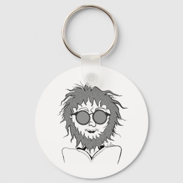 Squeegee the Mechanic / Guitar Player Keychain (Front)