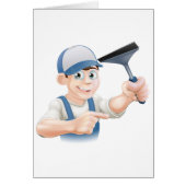 Squeegee Window Cleaner Cards (Front)