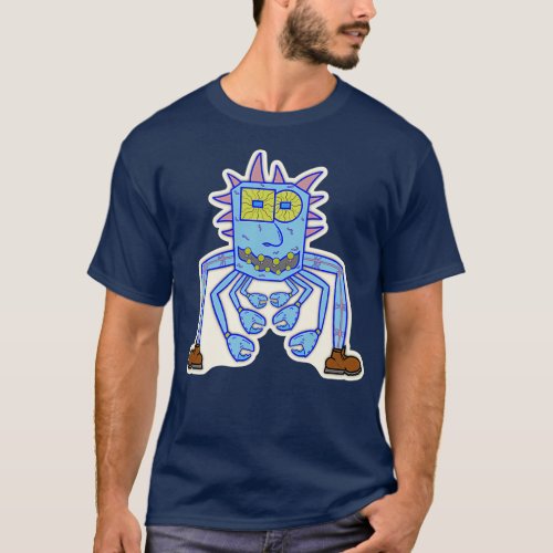 Squeenal Crab Creature Crab Monster OffWhite Backg T_Shirt