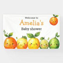 Squeeze Me Citrus Baby Shower 