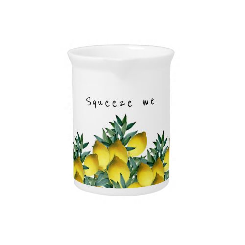 Squeeze Me Lemonade Pitcher