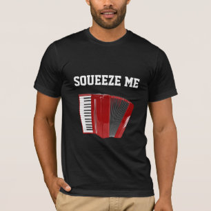 Squeeze Me, Red Accordion, T-Shirt