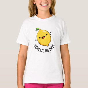 Squeeze The Day Funny Lemon Pun T-Shirt
