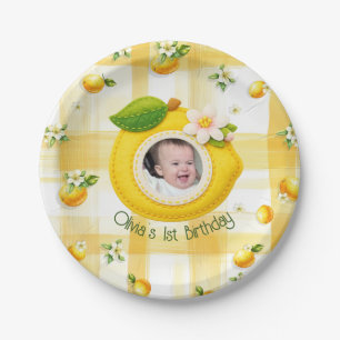 Squeeze the day - Lemon theme Paper Plates