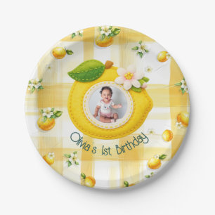 Squeeze the day - Lemon theme Paper Plates