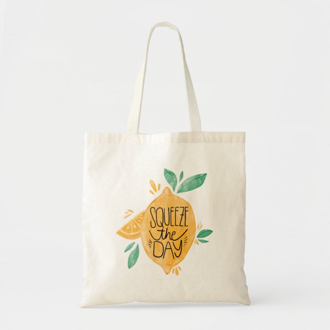 squeeze the day tote bag (Front)